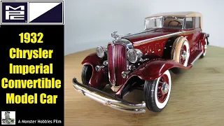 Model Car Garage Show And Tell - My Dad's MPC 1932 Chrysler Imperial Le Baron Model 80 Convertible