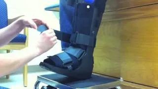 How to Apply Your Air Walker Boot, customize your boot for comfort