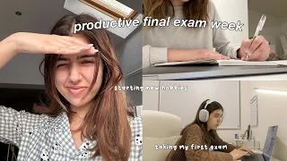 uni vlog: having a productive finals week, 6AM study mornings, cramming, daily life & driving