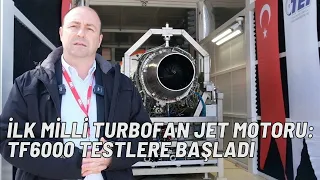 İlk yerli turbofan jet motoru TF6000'e 2 haftada 30 test... Tolga Özbek ile TEI turu... #tf6000
