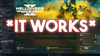 Helldivers 2 - How to fix crashing on PC *UPDATED*