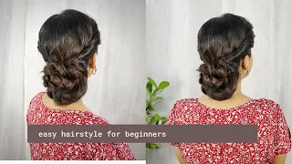 Easy And Simple Hairstyle For Beginners|Step By Step|