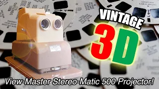 View-Master Stereo-Matic 500 Vintage 3D Projector - How Does it Work?