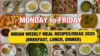 Indian weekly healthy meal planning 2020 . KIDS HEALTHY MEAL RECIPES & IDEAS !