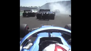 Mexico GP | ocon's first corner chaos (onboard)