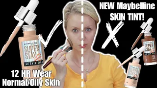 MAYBELLINE SUPER STAY 24 HR SKIN TINT | Review + Wear Test | Steff's Beauty Stash