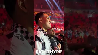 David Benavidez REACTS to Canelo DROPPING & BEATING Jaime Munguia seconds after WATCHING RINGSIDE