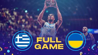 Greece v Ukraine | Full Basketball Game | FIBA EuroBasket 2022