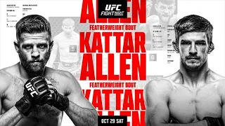 UFC VEGAS 63 LIVE KATTAR VS ALLEN LIVESTREAM & FULL FIGHT NIGHT COMPANION