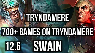 TRYNDA vs SWAIN (TOP) | 12 solo kills, 700+ games, 900K mastery | NA Master | 12.6