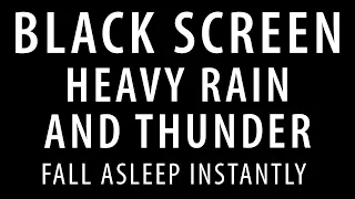 gentle rain with thunderstorm Sounds to SLEEP Immediately, Relaxing rain with thunderstorm 🌧 ...