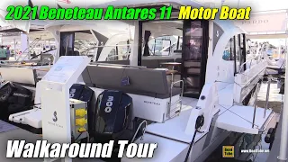 2021 Beneteau Antares 11 Motor Boat Walkaround Tour - 2020 Fort Lauderdale Boat Show