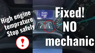 Ford Focus 2012 overheating temperature spike, DO NOT go to a mechanic! Fixed cheaply, in 30 minutes