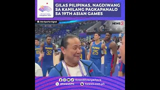 Gilas Pilipinas, wagi ng gintong medalya sa 19th Asian Games