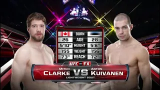 Mitch Clarke vs Anton Kuivanen