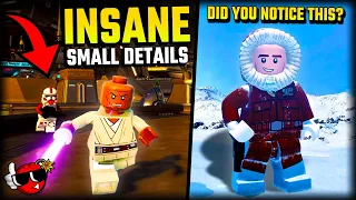 50 INSANE Details and Easter Eggs - Lego Star Wars The Skywalker Saga NEW Gameplay Behind the Scenes