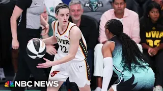 Caitlin Clark faces physical play during first month in WNBA