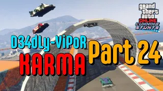 GTA 5 Online - INSTANT KARMA moments on STUNT RACES (Episode: 24)