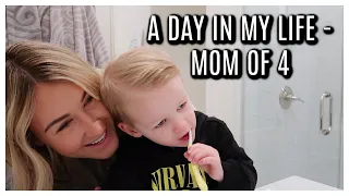DAY IN THE LIFE | WORKING MOM OF 4 | tara Henderson