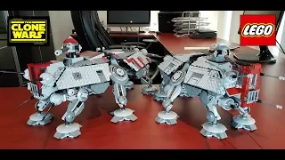 Lego Star Wars AT-TE 7675 (2008) and 75019 (2013) Comparison!
