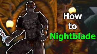 How to Nightblade - Morrowind Build and Start Guide