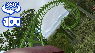 🎢SUPER CYCLONE ROLLER COASTER 360° - VR Video