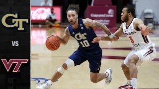 Georgia Tech vs. Virginia Tech Men's Basketball Highlight (2020-21)