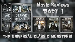 Universal Monsters Legacy Collection Review Part 1 - Dracula, Frankenstein & Wolfman!