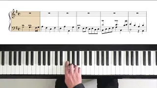 Bach Goldberg Variations “Variation 10” with Score - P. Barton FEURICH piano
