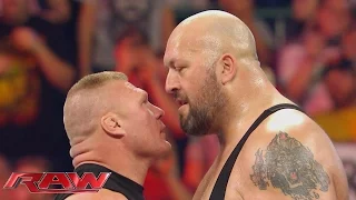 Relive the bone-crunching rivalry between Brock Lesnar and Big Show: Raw, Sept. 28, 2015