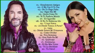 MARCO ANTONIO SOLÍS y ANA GABRIEL ÉXITOS SUS MEJORES CANCIONES - 30 GRANDES ÉXITOS ENGANCHADOS