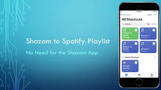 Shazam to Spotify Playlist Directly [No Need for the Shazam App]