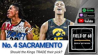 Should Sacramento trade the No. 4 pick or draft Jaden Ivey? | 2022 NBA MOCK DRAFT | Field of 68