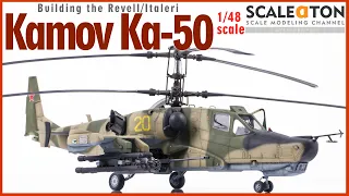 1/48 Kamov Ka-50 "Hokum" Russian Single-Seat Attack Helicopter Model