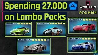 Asphalt 9 | Spending 27.000 Tokens on Lamborghini Packs | RTG #164