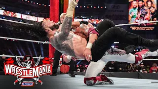 Edge Spears Roman Reigns in huge title clash: WrestleMania 37 – Night 2 (WWE Network Exclusive)