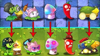 All Plants Team PVZ 1 vs PVZ 2 Full - Who Will Win? - Team Plant vs Team Plant v10.9.1