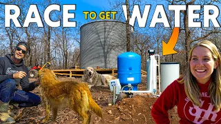 WATER WELL Comes EARLY!! DIY Tiny House On Homestead