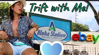 Thrifting in Hawaii to sell on eBay!