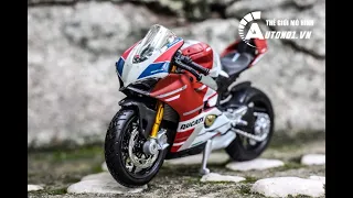 [REVIEW] DUCATI PANIGALE V4S CORSE TỶ LỆ 1:18 MAISTO