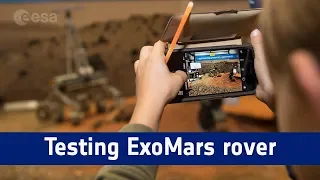 ExoMars rover self-driving software test