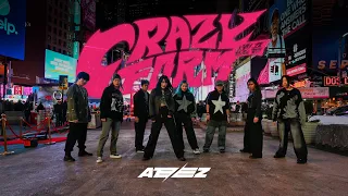 [KPOP IN PUBLIC NYC - TIMES SQUARE] ATEEZ (에이티즈) - 'Crazy Form' Dance Cover