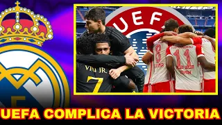 LA UEFA COMPLICA LA VICTORIA DEL MADRID ANTE EL BAYERN TRAS SU ÚLTIMO CAMBIO
