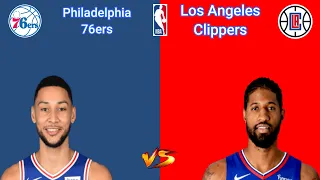 Philadelphia 76ers at Los Angeles Clippers NBA Scoreboard Play by Play I Mar 27 2021