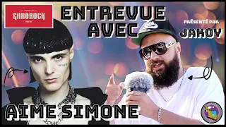 🎤Garorock 2023 - Entrevue avec AIME SIMONE  " Ce que je ne pardonne pas, c'est l'intolérance ! "