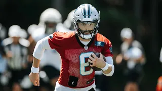 Baker Mayfield Panthers Training Camp Day 2 Clips (7/28/22)