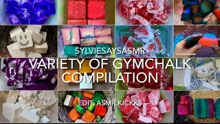 Satisfying Gymchalk Compilation 🤍 • Edited by @asmr.kickks • Sleep Aid • Crunchy & Powdery ASMR