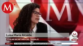 Trabajadores deben decidir su sindicato, Luisa María Alcalde