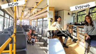 ¿Se puede camperizar un autobus en 8 meses de trabajo? BUS TOUR de nuestra casa con ruedas