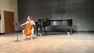 Emma Hoster - Junior Recital - 1/3 (Finnis: Preludes for Solo Cello)